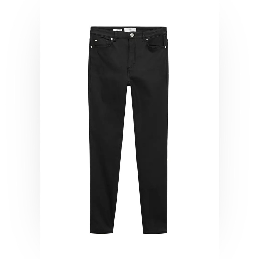 MANGO High Waist Skinny Jeans 'Noa' in Black 2025 - Picture 3 of 14